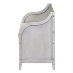 Rustic Style Solid wood Entryway Multifunctional Storage Bench with Safety Hinge