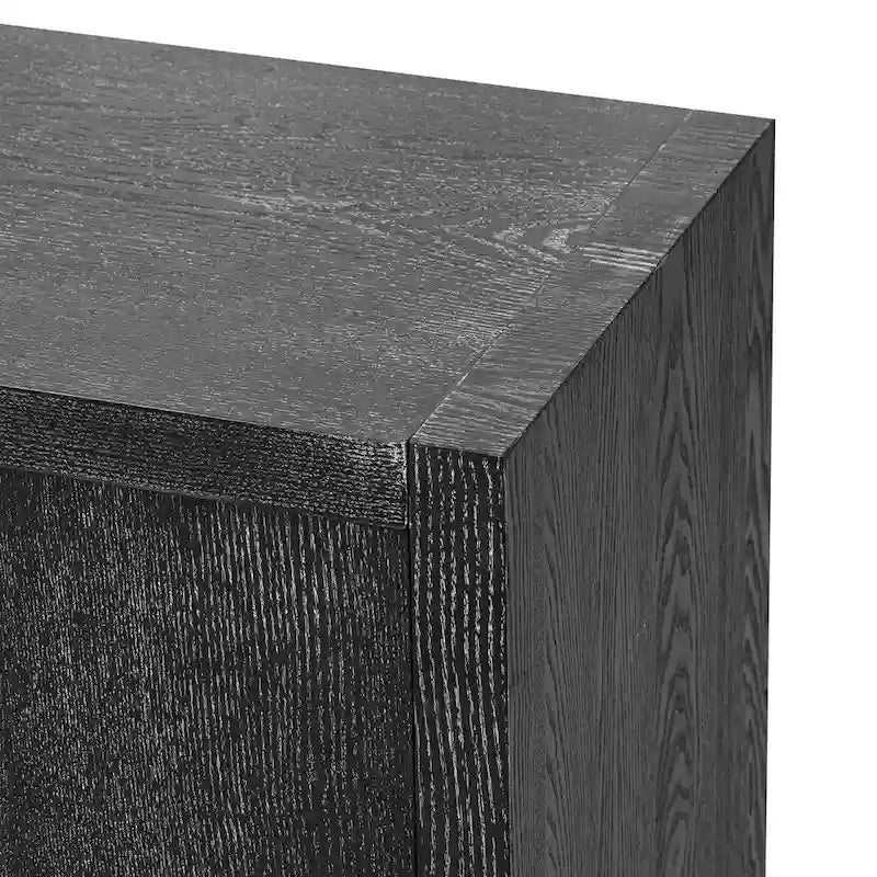 Four-Door Ash Veneer Cabinet Sideboard for Hallway, Entryway & Living Room