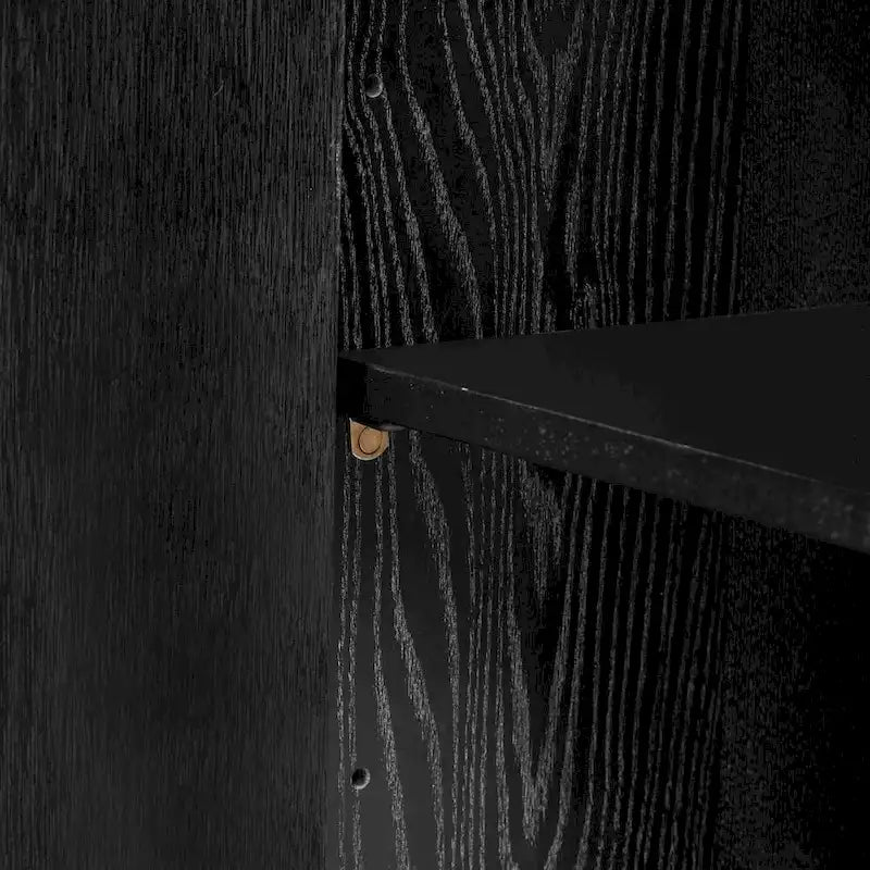Four-Door Ash Veneer Cabinet Sideboard for Hallway, Entryway & Living Room