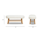 Upholstered Accent Entryway Bench