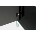 Storage Cabinet with Mirror Trim Living Room Dining Room Entryway Kitchen
