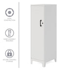 53.38H 4 Shelf Vented Door Storage Locker Cabinet