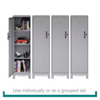 53.38H 4 Shelf Vented Door Storage Locker Cabinet