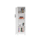 53.38H 4 Shelf Vented Door Storage Locker Cabinet