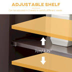 Modern Freestanding Bathroom Storage Cabinet with Drawer & Adjustable Shelf