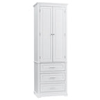 Tall Storage Cabinet with Three Drawers for Bathroom