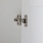 White Manufactured Wood Space-saving Bathroom Storage Cabinet
