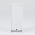 White Manufactured Wood Space-saving Bathroom Storage Cabinet