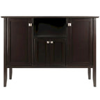 Coffee Buffet Cabinet - 46W x 15.75D x 33.6H