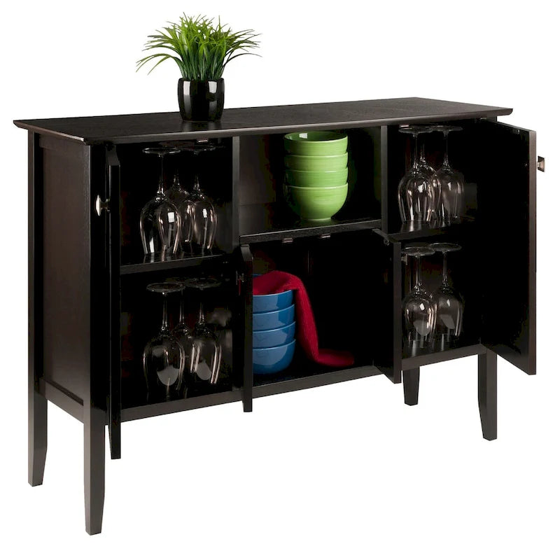 Coffee Buffet Cabinet - 46W x 15.75D x 33.6H