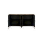 59.8in Vintage 4 Door Wooden Sideboard Living Room Entryway Cabinet
