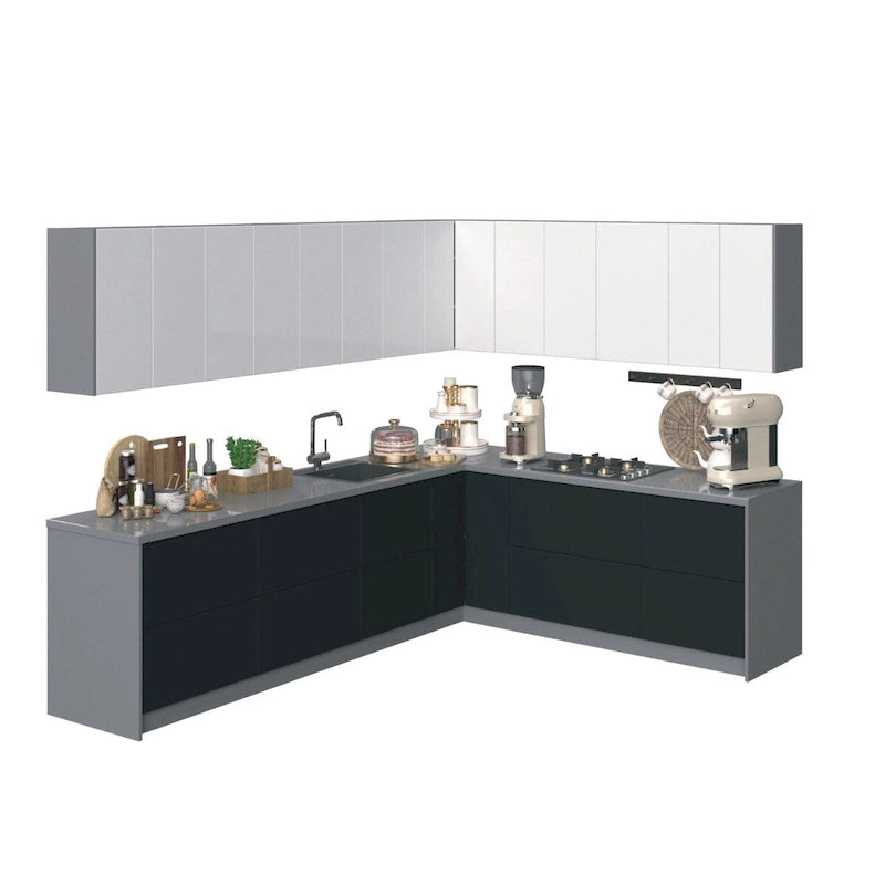 Kitchen Black Cabinet - 10Ft Wide - 94x120