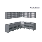 Kitchen Black Cabinet - 10Ft Wide - 94x120