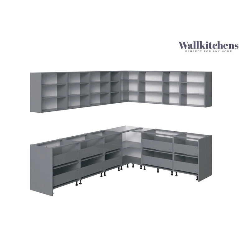 Kitchen Black Cabinet - 10Ft Wide - 94x120