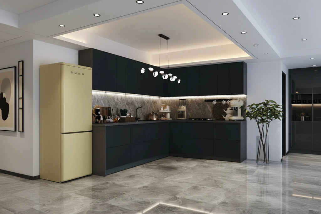 Kitchen Black Cabinet - 10Ft Wide - 94x120