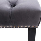 Upholstered Tufted Bench Ottoman Footrest Stool Accent Bench