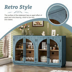Retro 4-Door Large Storage Sideboard