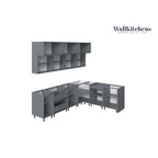 Kitchen White Matte Cabinet - 9Ft Wide - 108x85