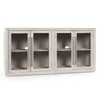 Classic Home Bradley Four Door Sideboard in Whitewash