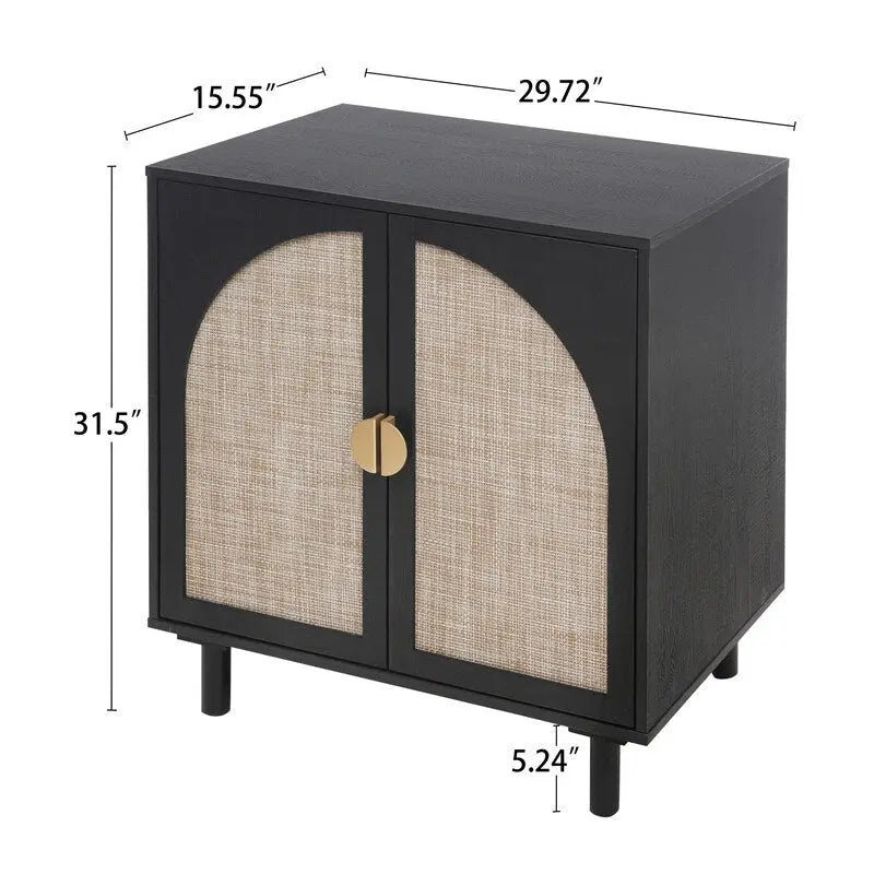 2 Door Cabinet, Suitable for Bedroom, Living Room, Study