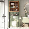 Wooden Over-the-Toilet Bathroom Storage Cabinet