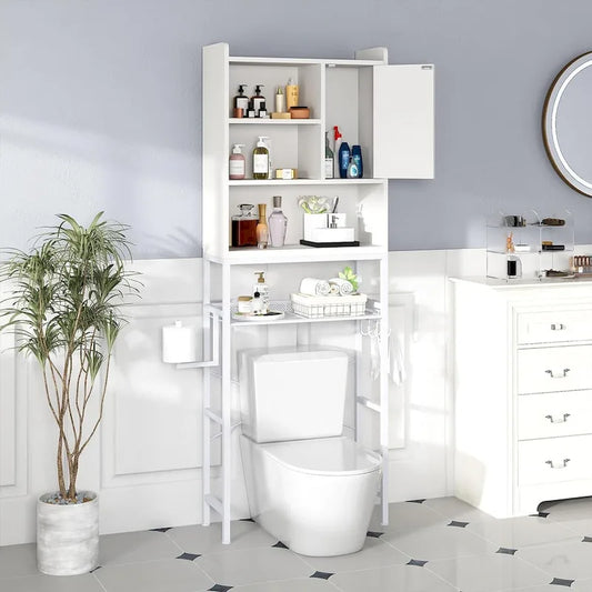 Mieres Wooden Bathroom Over The Toilet Storage Cabinet - N/A