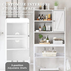 Wooden Over-the-Toilet Bathroom Storage Cabinet