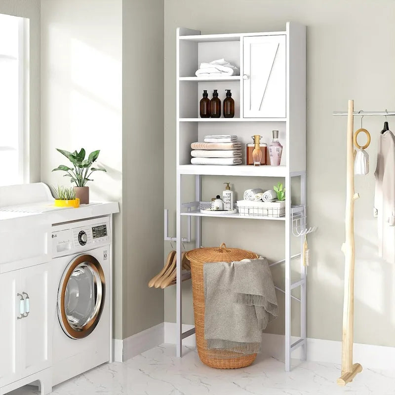 Wooden Over-the-Toilet Bathroom Storage Cabinet