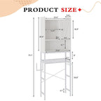 Wooden Over-the-Toilet Bathroom Storage Cabinet