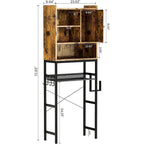 Wooden Over-the-Toilet Bathroom Storage Cabinet