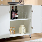 Sideboard Buffet Cabinet with 4 Doors and Removable Shelves