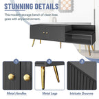 Modern Shoe Storage Bench with Hidden Storage and Upholstered Cushions for Bedside, Living Room and Entryway